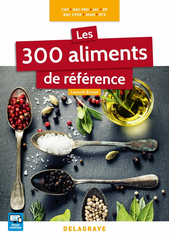 Les 300 aliments de référence -  Laurent Bruzat - Éditions DELAGRAVE  - Lanore
